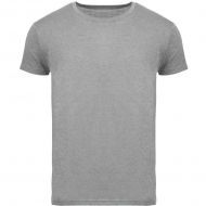 Унисекс футболка серая с печатью на заказ 46 размер